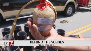 Behind the scenes of Red White and Boom fireworks show