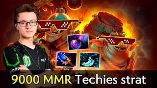 Miracle Techies 9000 Mmr Troll Strat