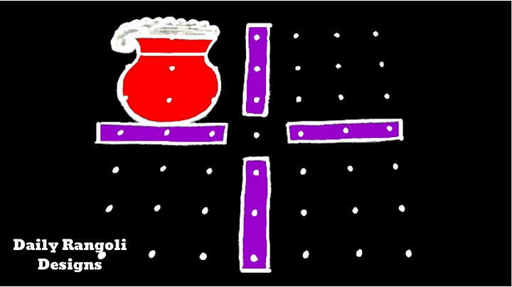 Easy Pongal Pot Kolam with 7*7 dots |Sankranthi Bhogi Kundala Muggulu |Festival Rang Rangoli #1526