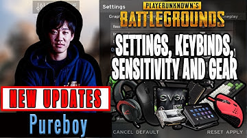 Pureboy PUBG Settings, Keybinds, Sensitivity, Gear and Setup Pro Player Updates 2019