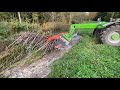 MASSIVE BEAVER DAM REMOVAL WITH A TELEHANDLER!