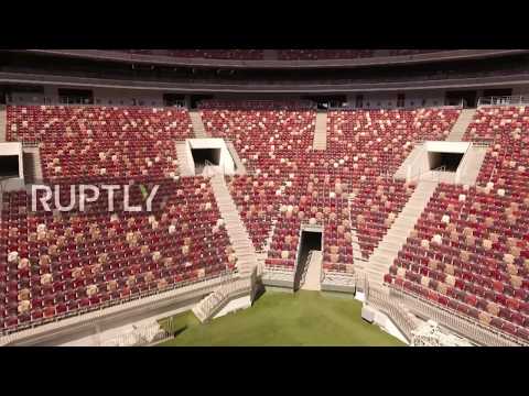 Video: Slavdom Took Part In The Reconstruction Of The Luzhniki Stadium In Moscow