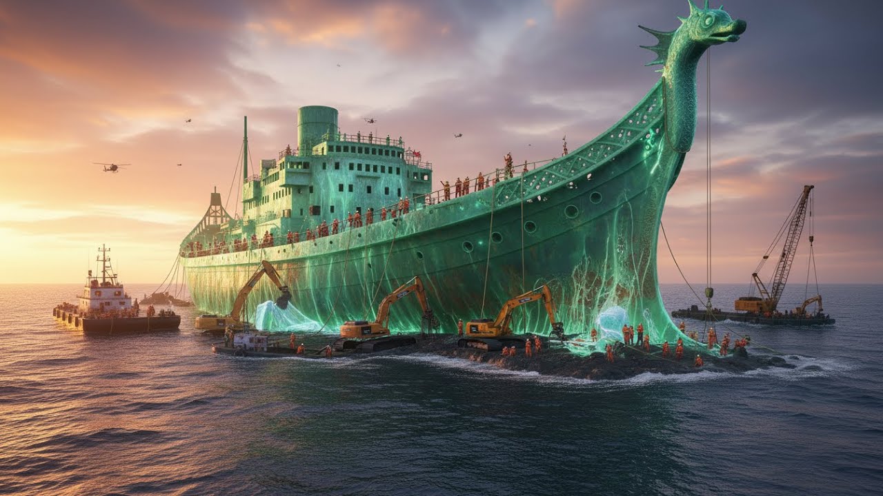 The Viking Ghost Ship Preserving Ancient Oak with Resin