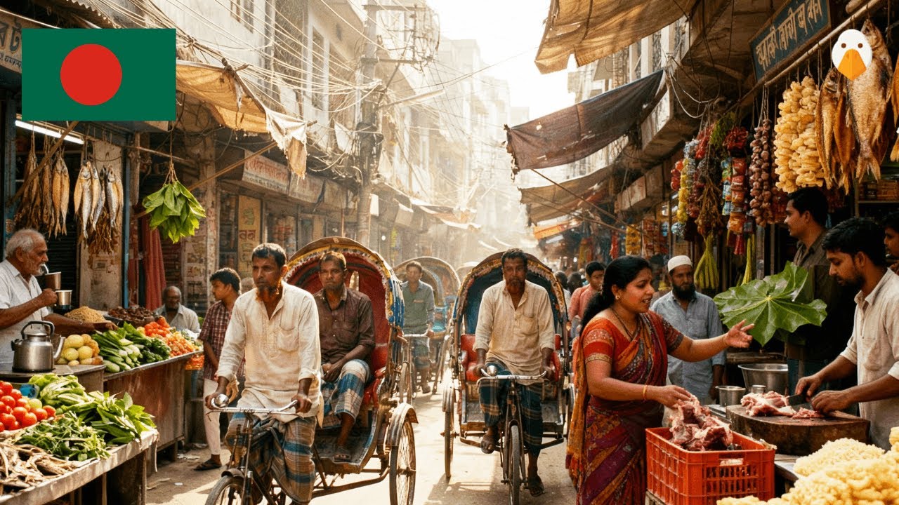 Bangladeshs самый хаотичный и исторический город (Old Dhaka)