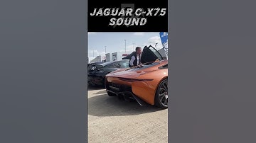 Jaguar C-X75 "Jaguar Animal" Exhaust Sound