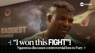 🥊 "I BELIEVE I WON THIS FIGHT" | 💥 Francis Ngannou reacts to CONTROVERSIAL DEFEAT! #FuryNgannou 🇸🇦