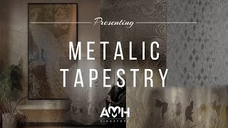 Metallic Tapestry by Artmeetshart | We Transform Your Space Into a Masterpiece