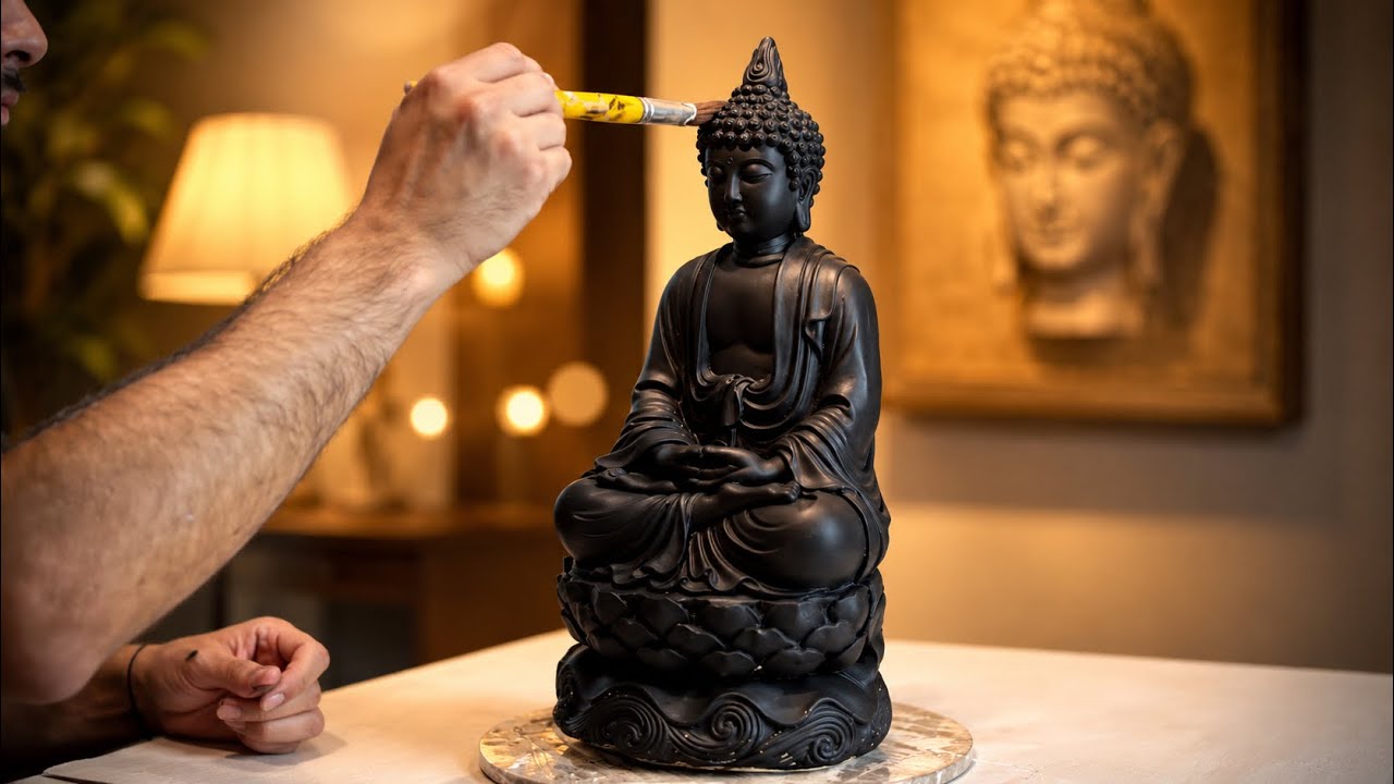 Pintura en Cerámica con Técnica  Óxidos ( Buda )