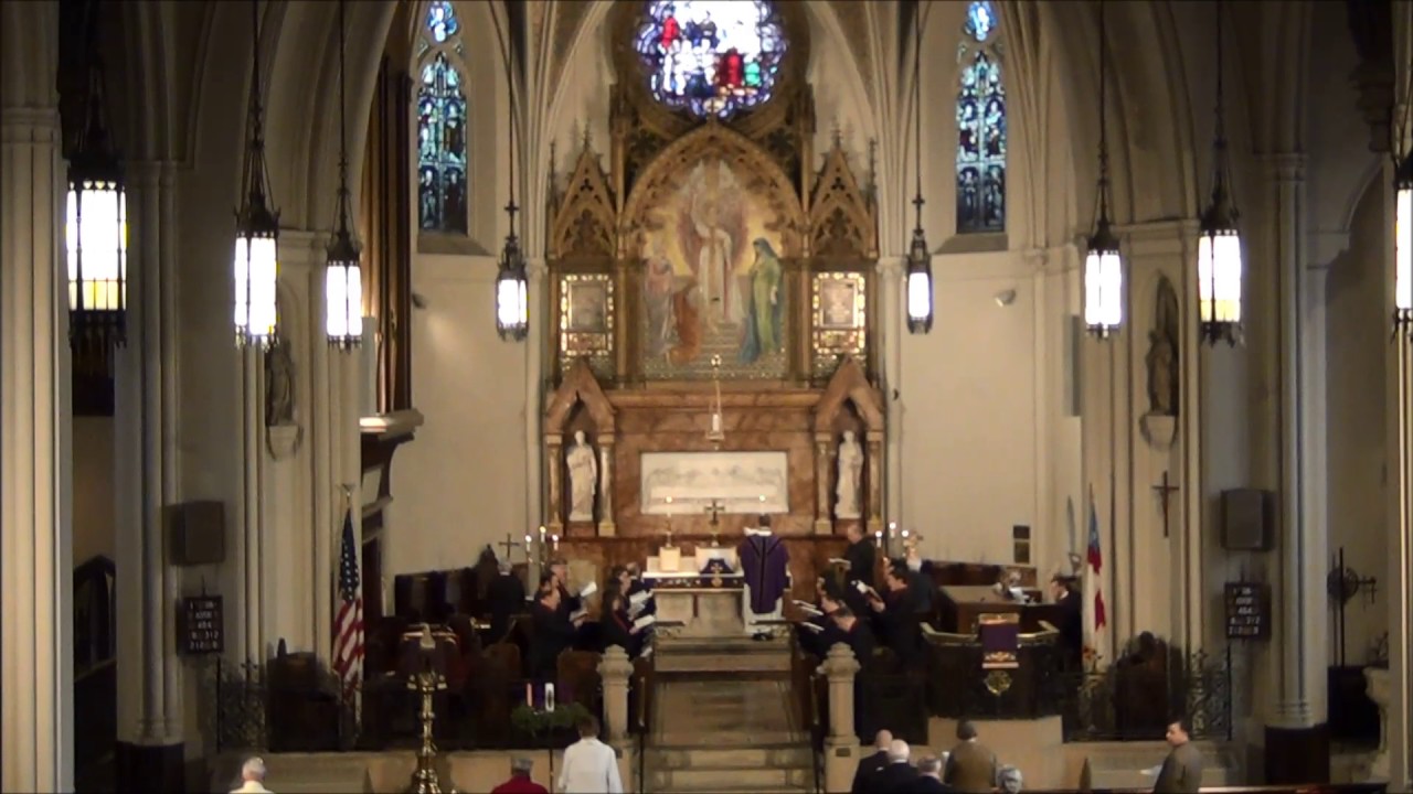 "Lift up your heads, ye mighty gates" @ St. John's Detroit