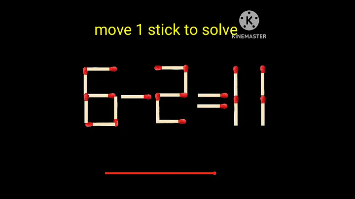 move 1 stick to solve #matchstick game #puzzles game