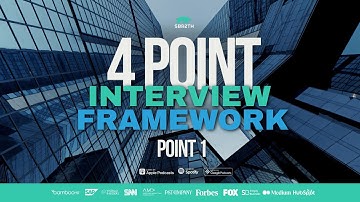 Point 1: Be Yourself - 4 Point Interview Framework