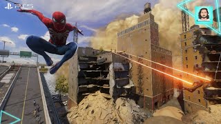 Spiderman 2 Story Mode Part 1 - Peter \& Miles Save New York City LIVE PS5