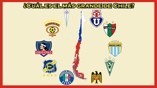 ¿Cuál es el equipo más grande de Chile?