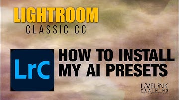 How to install my AI Presets