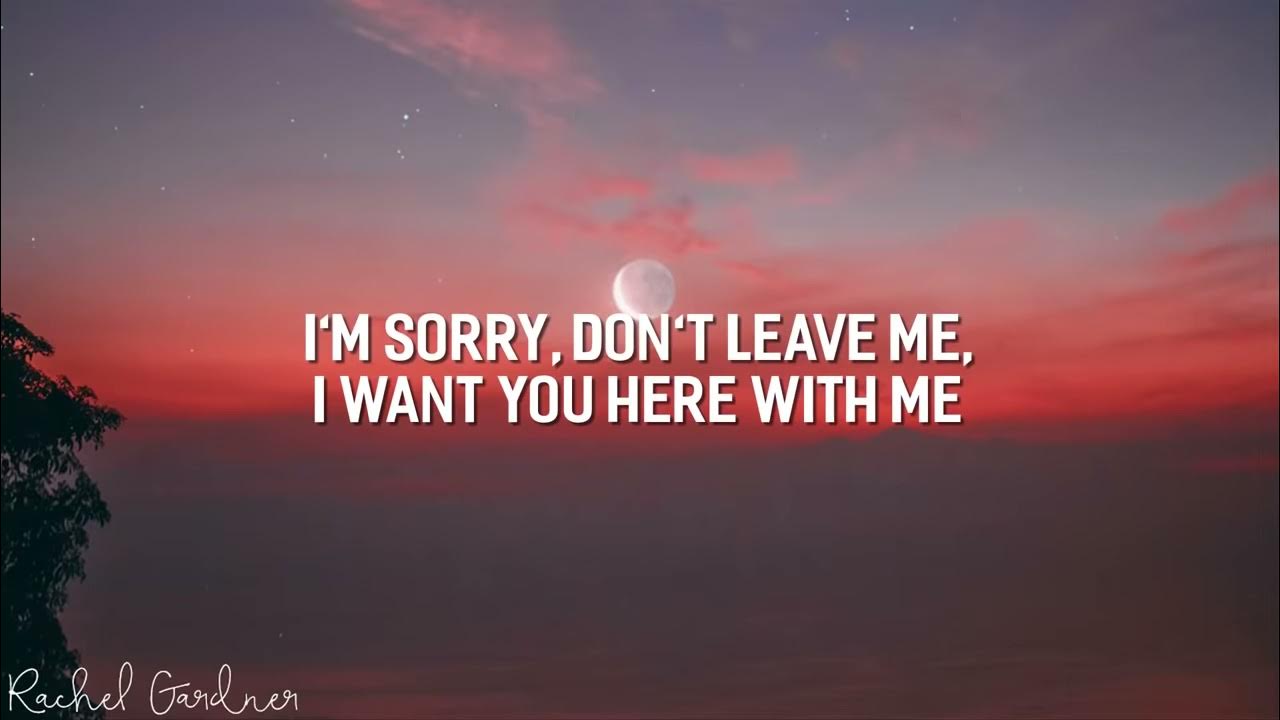 Need you here love. Im sorry don't leave me. Im sorry don't leave me i. Песня i'm sorry don't leave. Айм сорри донт Лив ми.