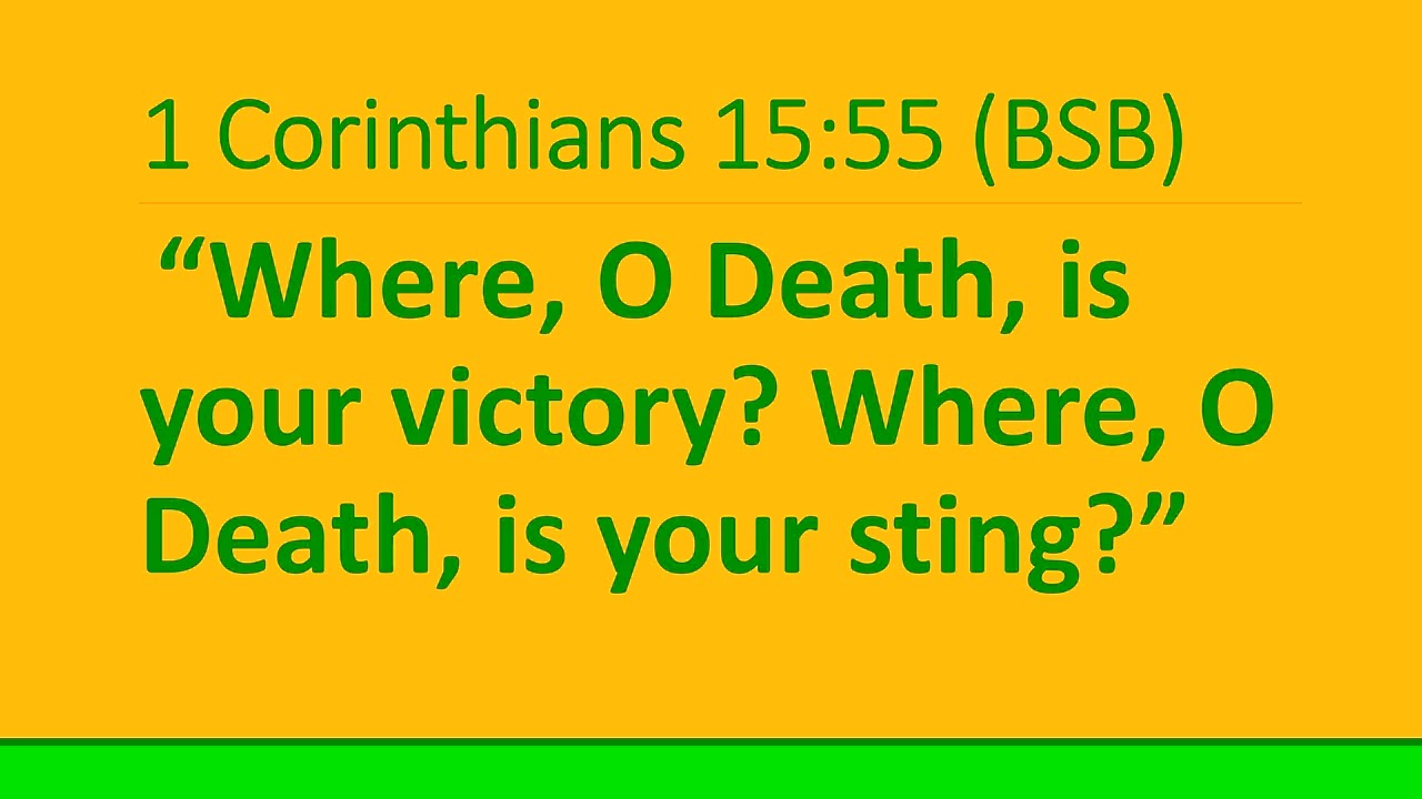1 Corinthians 15:50-58 The Victory