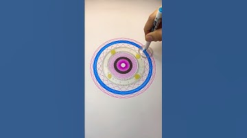 Huge Spirograph Spirals | Relaxing & Satisfying ASMR Sounds Visuals! #art #shorts #spirograph #asmr