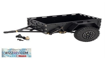 Aluminum RC Rock Crawler Trailer CNC Machined Utility Simulation Parts with Ball