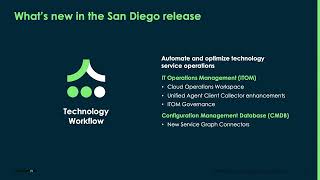 Technology Workflow - San Diego Release - ITOM Governance (New Application)