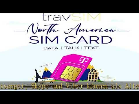 travSIM T-Mobile Prepaid Nordamerika SIM-Karte (USA, Kanada & Mexiko travSIM T-Mobile Prepaid Nordamerika SIM-Karte (USA, Kanada & Mexiko