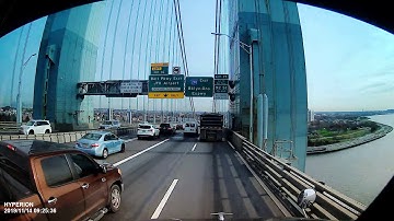 Verrazano Bridge into Brooklyn part 2