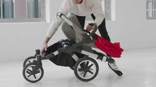 Bugaboo Donkey 3 | Convertible stroller - How to fold your stroller (one-piece, self-standing fold)