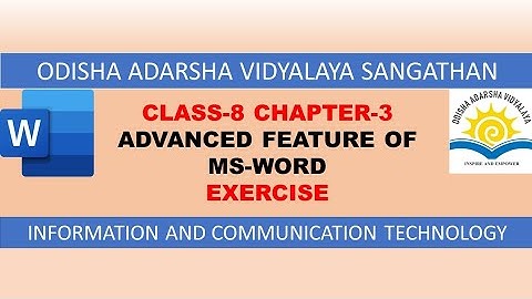 OAVS//Class-8//Computer//ICT//Chapter-3//Exercise//Fully solved