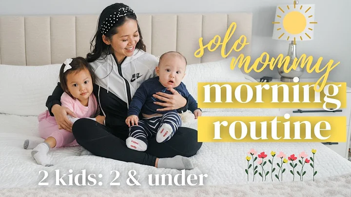 Solo Mommy Morning Routine 2022 | SAHM with 2 kids