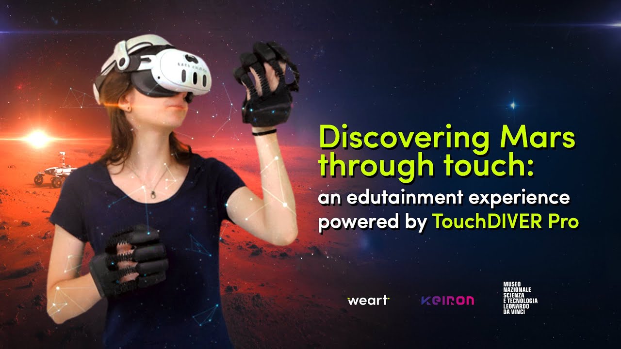 Discovering Mars through touch: an edutainment experience powered by TouchDIVER Pro