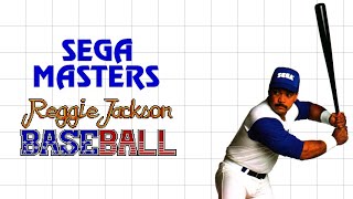 Reggie Jackson Baseball 1989 Sega Sega Masters 