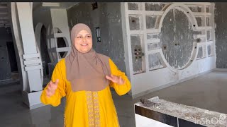 واخيراً جوله في شقة احلامي قبل التشطيب 🏡صممت كل حاجه فيها بحب 👌يا رب ارزق زوجي ونشطبها وتكمل فرحتنا✋