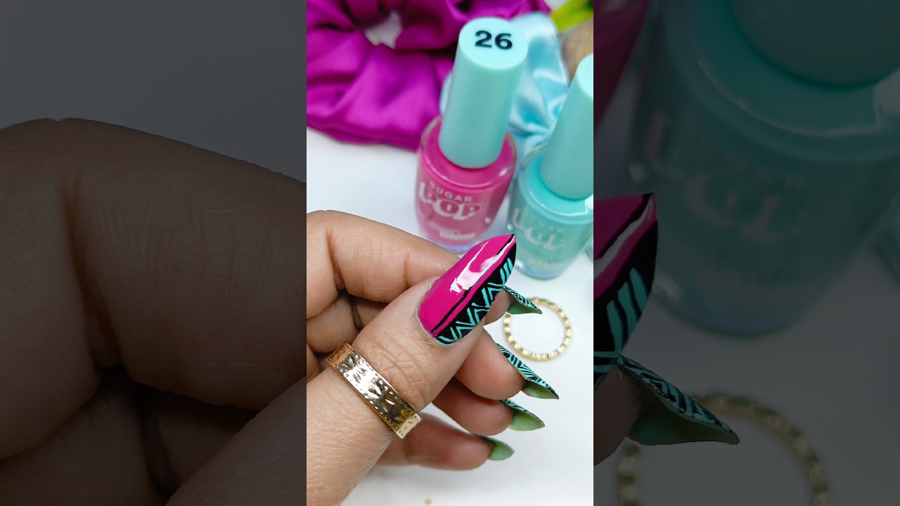 easy tribal nailart tutorial 
