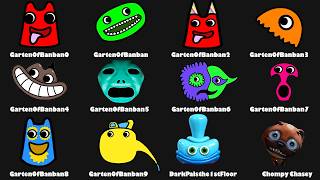 Garten of Banban 0-1-2-3-4-5-6-7-8-9 All Main BOSSES Death Scenes,Dark Pals The 1st Floor Mobile