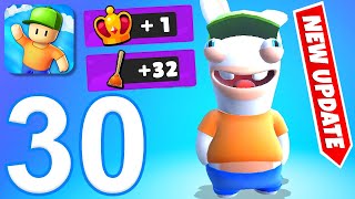 Stumble Guys - Gameplay Walkthrough Part 30 - Rabbids Update (iOS, Android)