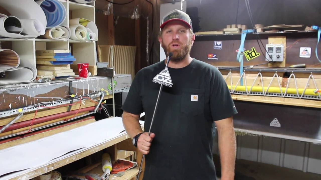 OZ Snowboarding Making A Board Step 3