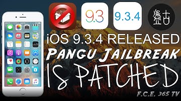 iOS 9.3.4 Released - Pangu Jailbreak Was Patched | How To Downgrade Back to iOS 9.3.2