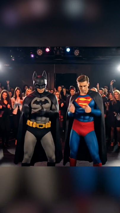 Batman & Superman Dance at the Club 💃🦇🦸‍♂️ / Batman y Superman en la discoteca.