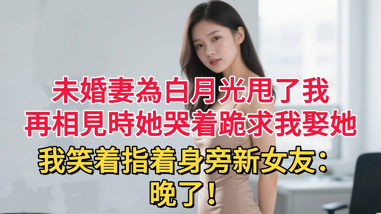 未婚妻為白月光甩了我，再相見時她哭着跪求我娶她，我笑着指着身旁新女友：晚了！