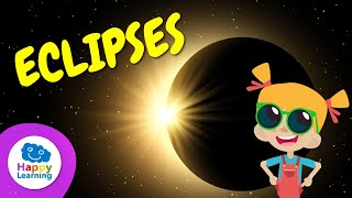 ECLIPSES | ASTRONOMY FOR KIDS | Happy Learning ☀️🌗 🌏
