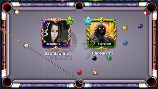 Saw Sawitrie vs Phoenix YT #PrismaGang #8ballpool #miniclip