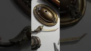Vintage Wall Sconce Rewire