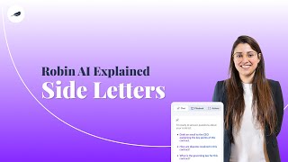 Managing side letters effectively with Robin AI