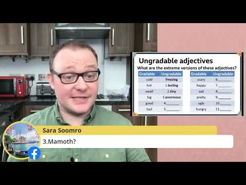 Live English Class: Gradable and ungradable adjectives