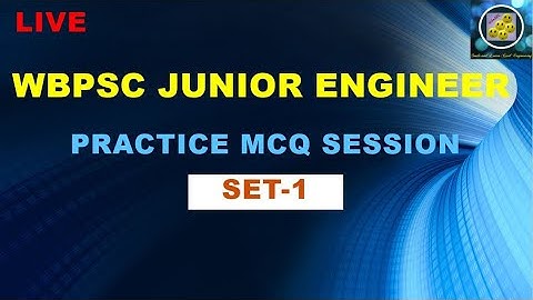 WBPSC JE  PRACTICE MCQs || BASED ON PREVIOUS YEAR PAPER OF WBPSC JE/AE