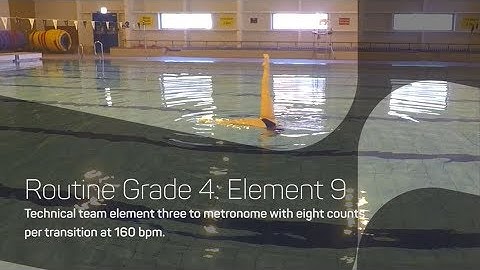 Technical Team Element 3 at 160 bpm | Synchronised Swimming Routines