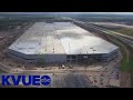 Dronevue teslas giga factory  kvue