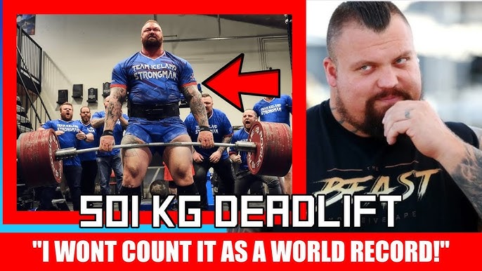 Eddie Hall VS The Mountain's 501kg Deadlift Attempt - YouTube