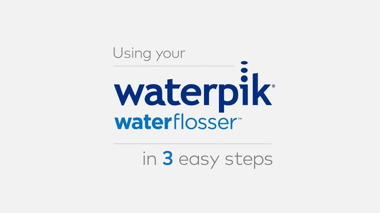 How to Use a Waterpik™ Water Flosser In 3 Simple Steps