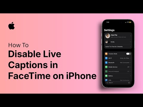 How to Disable Live Captions in FaceTime on iPhone