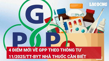 4 điểm mới về GPP theo Thông tư 11/2025/TT-BYT nhà thuốc cần biết | Báo Lao Động